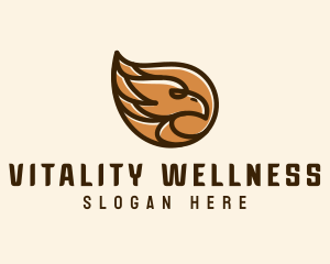 Brown Eagle Head  logo design