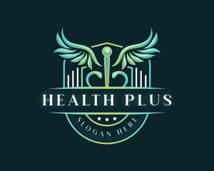 Caduceus Health Medicine logo design