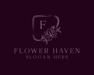 Beauty Flower Event logo design