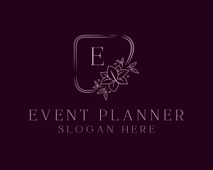 Beauty Flower Event logo design