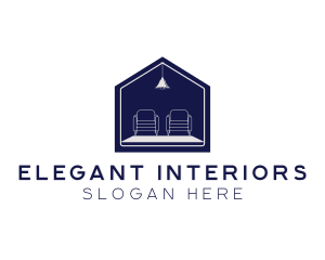 Interior House Furniture Design logo design