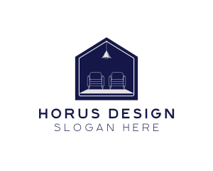 Interior House Furniture Design logo design