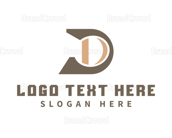 Construction Engineer Letter D Logo