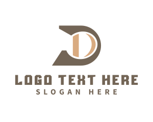 Repairman - Construction Engineer Letter D logo design
