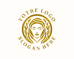 Elegant Beauty Woman  Logo