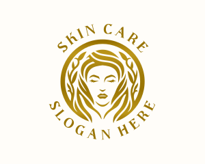 Dermatologist - Elegant Beauty Woman logo design