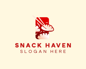 Asian Gyoza Cuisine logo design