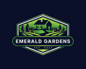 Gardening Landscaping Realty  logo design