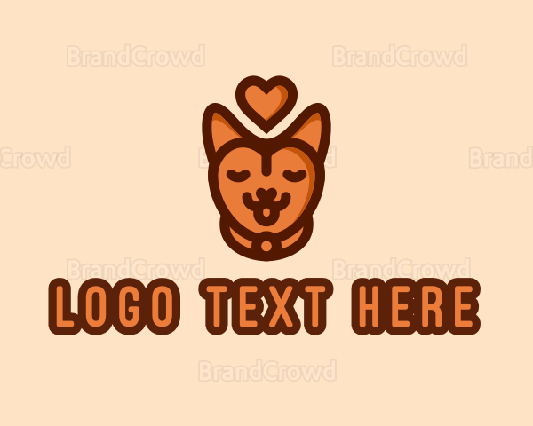 Pet Cat Love Logo