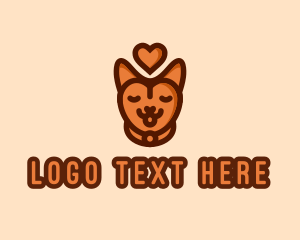 Feline - Pet Cat Love logo design