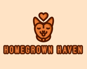 Domestic - Pet Cat Love logo design