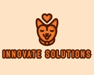 Cat - Pet Cat Love logo design