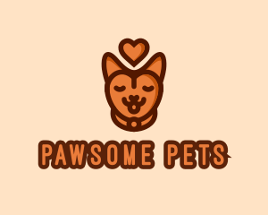 Pet - Pet Cat Love logo design