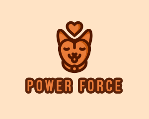 Love - Pet Cat Love logo design