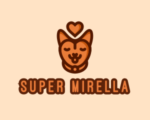 Pet Cat Love  logo design