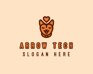 Pet Cat Love  logo design