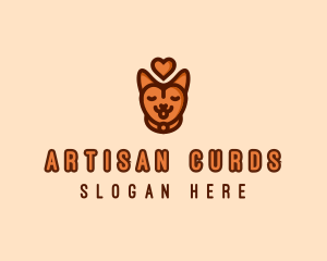 Pet Cat Love  logo design