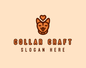 Collar - Pet Cat Love logo design