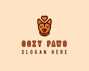 Pet Cat Love  logo design