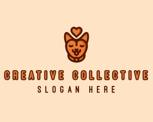 Pet Cat Love  logo design