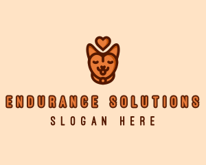 Pet Cat Love  logo design