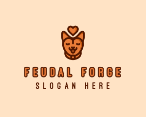 Pet Cat Love  logo design