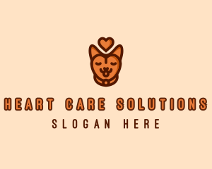 Pet Cat Love  logo design