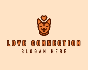 Pet Cat Love  logo design