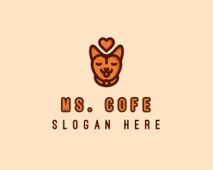 Pet Cat Love  logo design