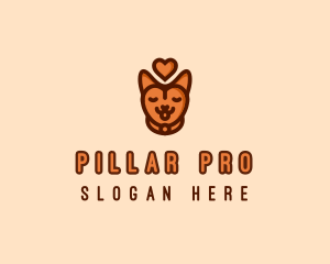 Pet Cat Love  logo design