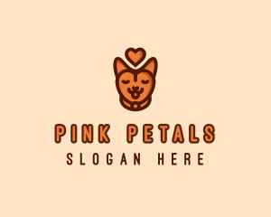 Pet Cat Love  logo design