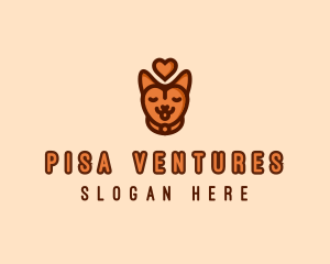 Pet Cat Love  logo design