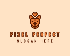 Pet Cat Love  logo design