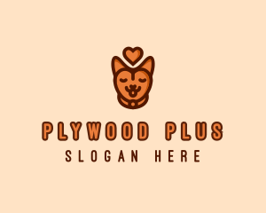 Pet Cat Love  logo design