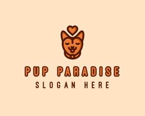 Pet Cat Love  logo design