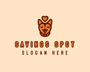 Pet Cat Love  logo design