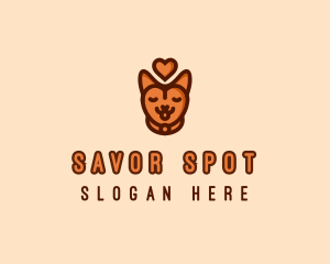 Pet Cat Love  logo design