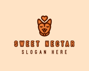 Pet Cat Love  logo design