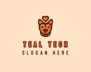 Pet Cat Love  logo design