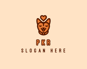 Pet Cat Love  logo design