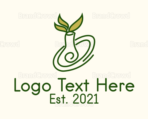 Natural Flower Vase Logo