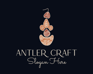 Bohemian Earring Craft logo design