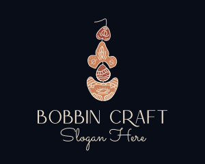 Bohemian Earring Craft logo design