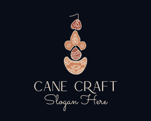 Bohemian Earring Craft logo design