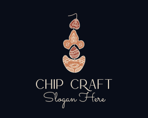 Bohemian Earring Craft logo design