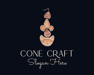 Bohemian Earring Craft logo design