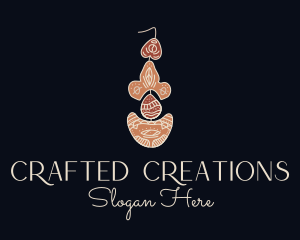 Bohemian Earring Craft logo design