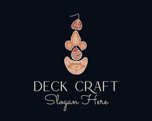 Bohemian Earring Craft logo design