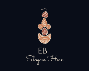 Boho - Bohemian Earring Craft logo design