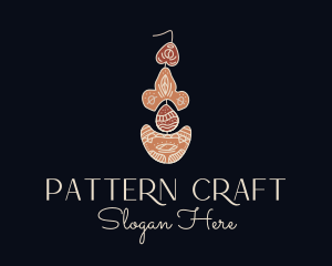 Bohemian Earring Craft logo design